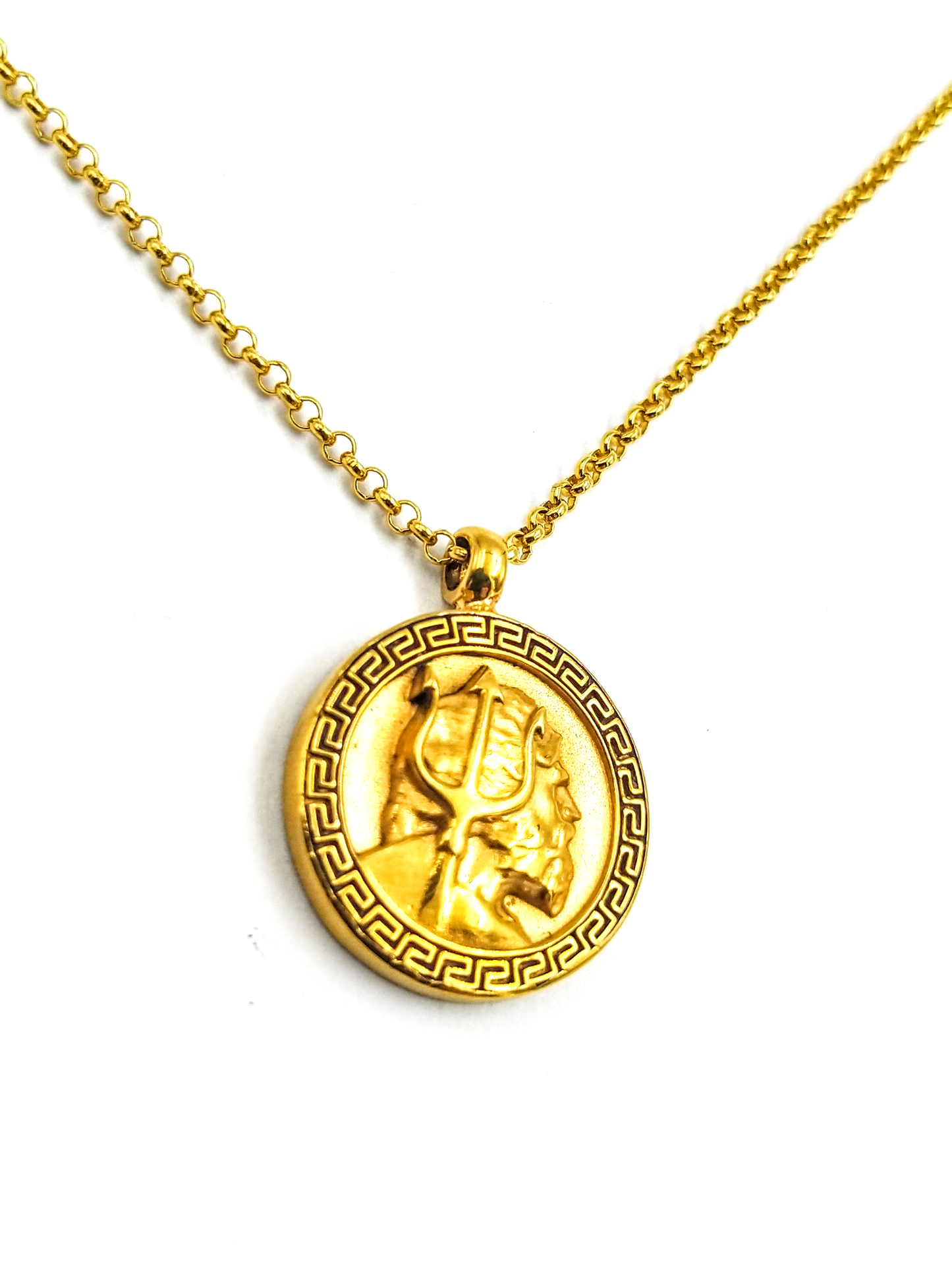 Poseidon Anhänger -24 Karat vergoldet - Relict ®