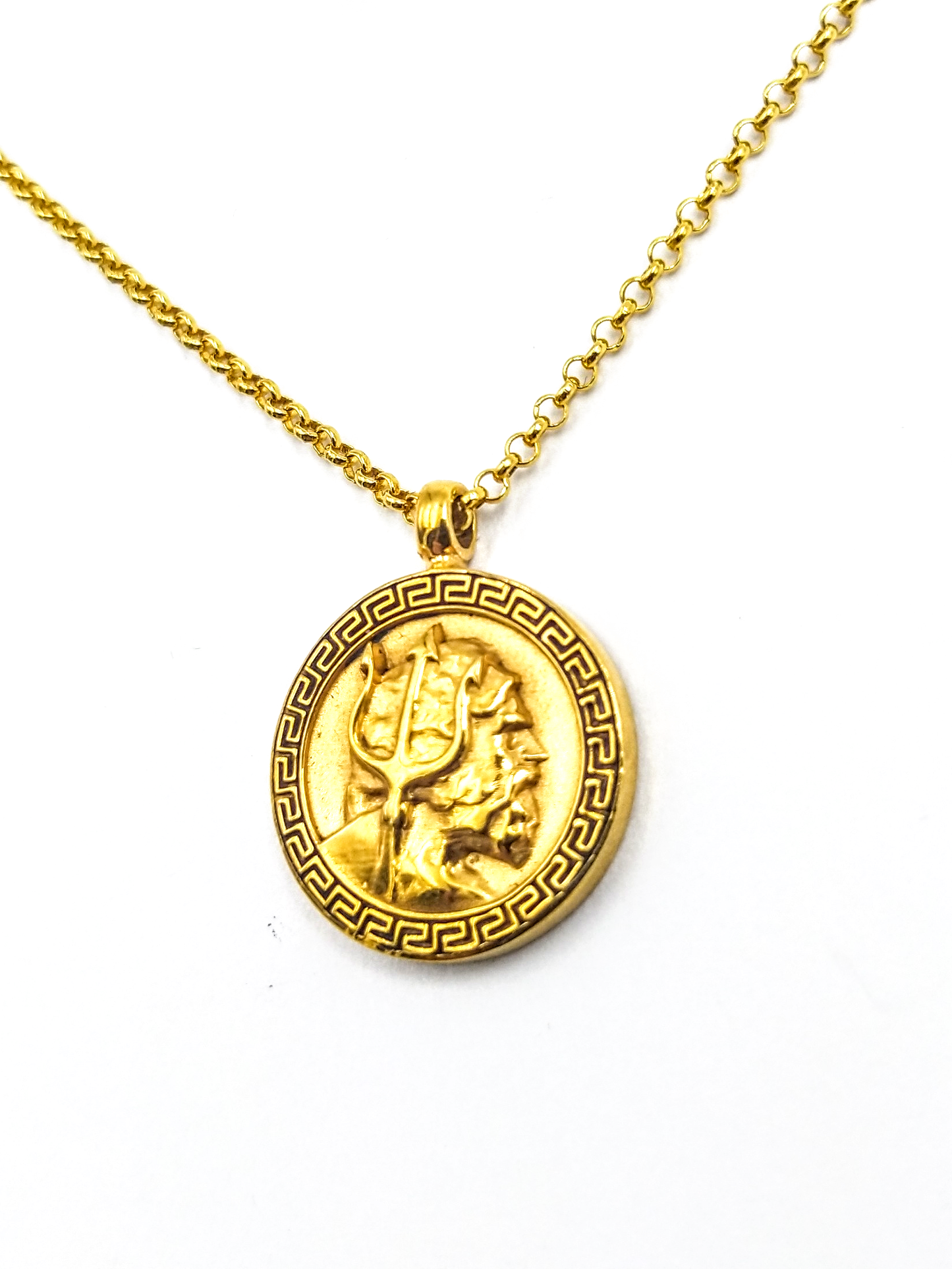 Poseidon Anhänger -24 Karat vergoldet - Relict ®