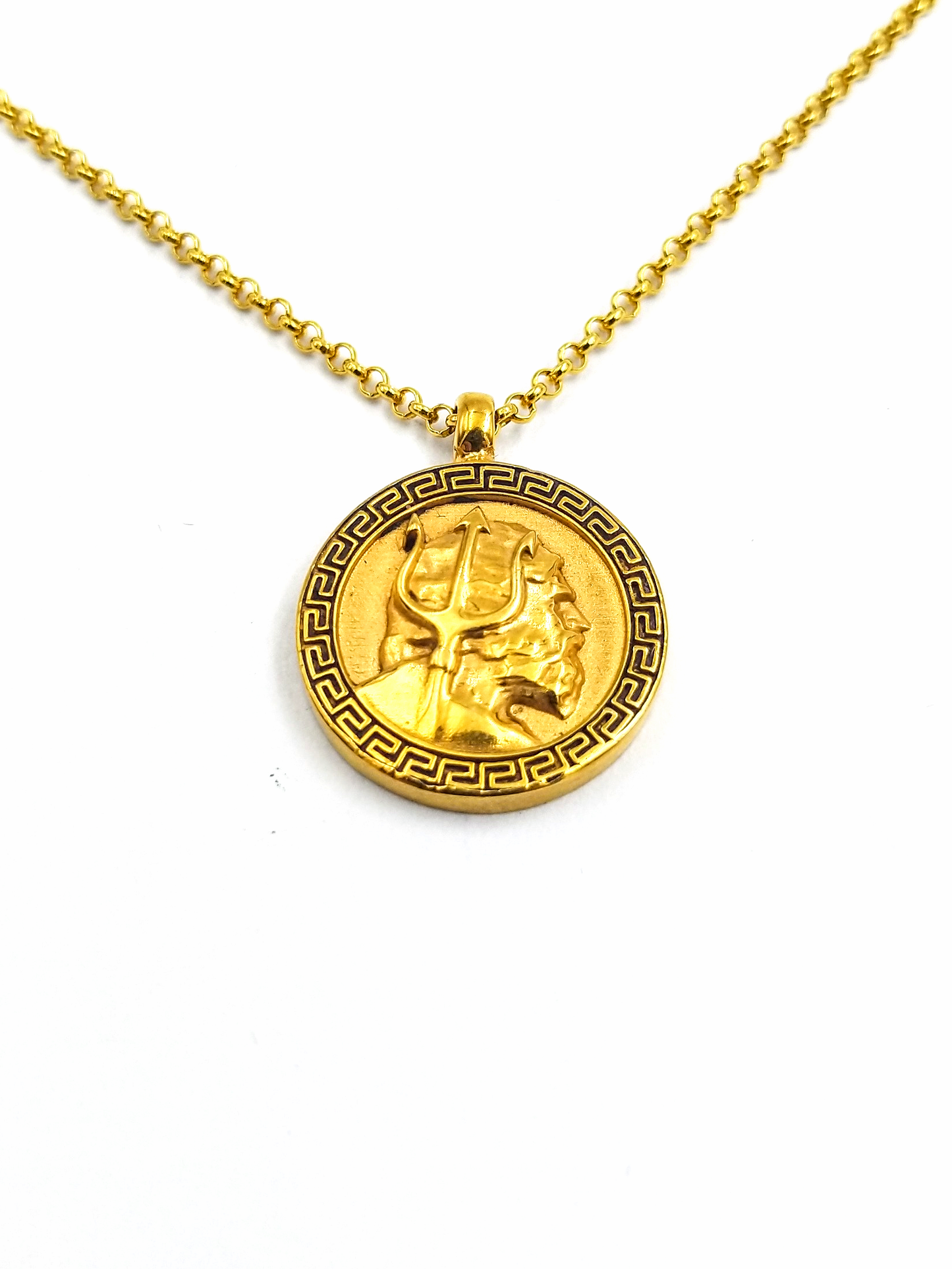Poseidon Anhänger -24 Karat vergoldet - Relict ®