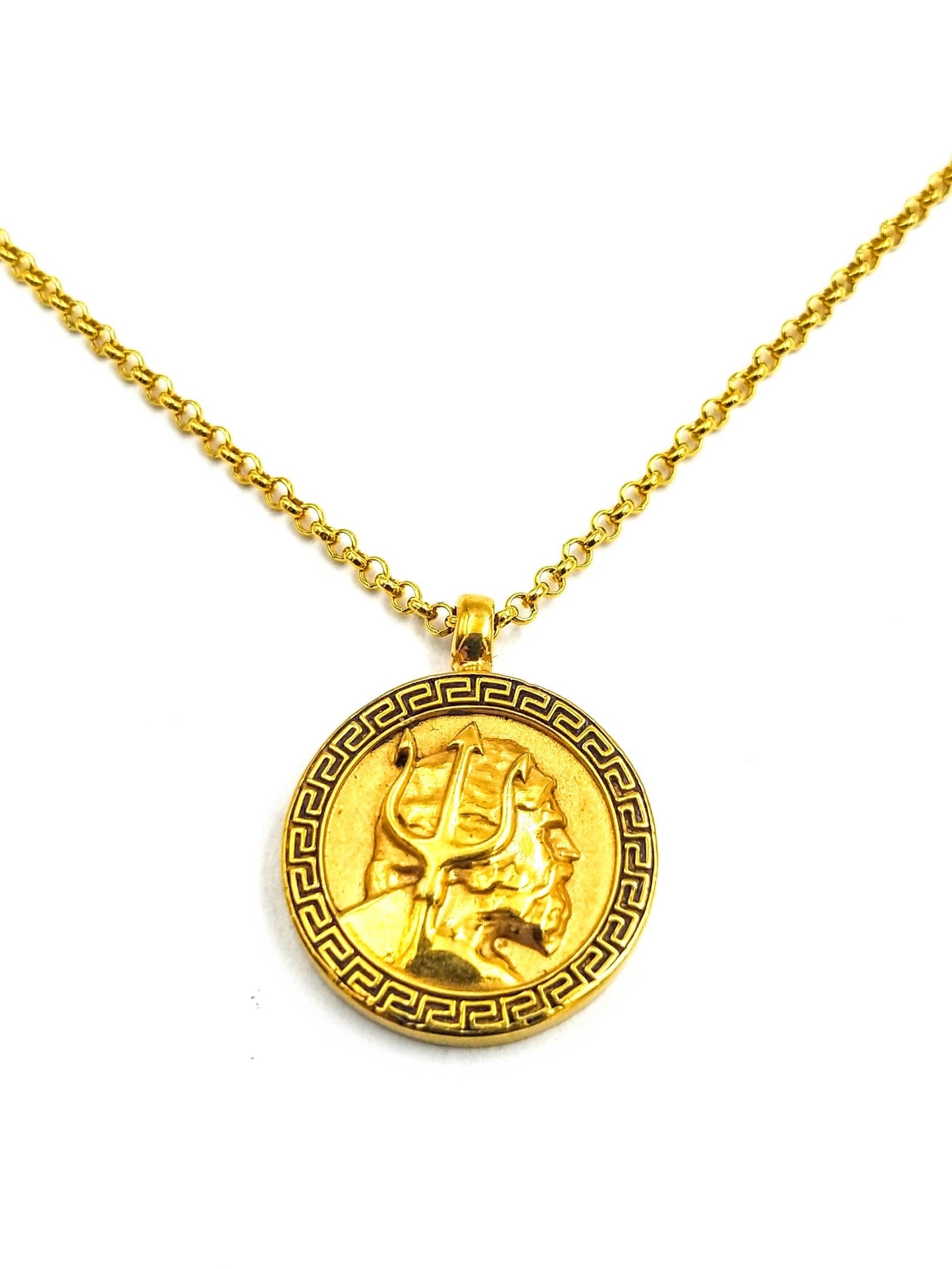 Poseidon Anhänger -24 Karat vergoldet - Relict ®