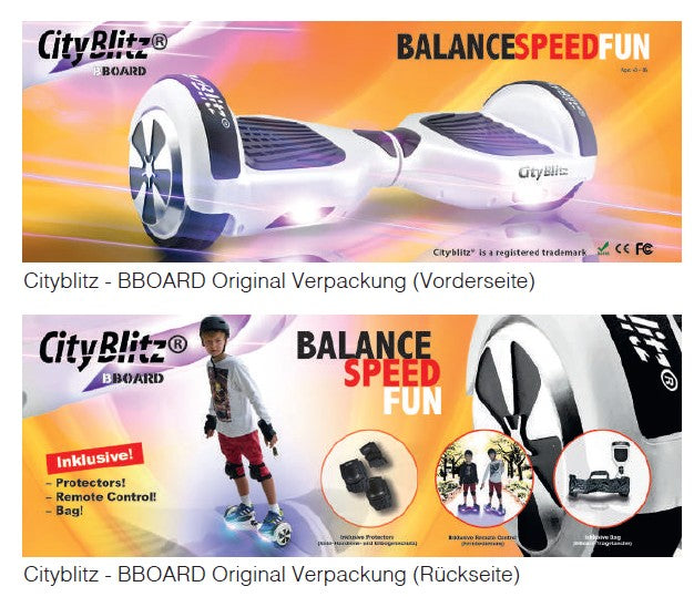 City Blitz BBoard Electro Hoverboard