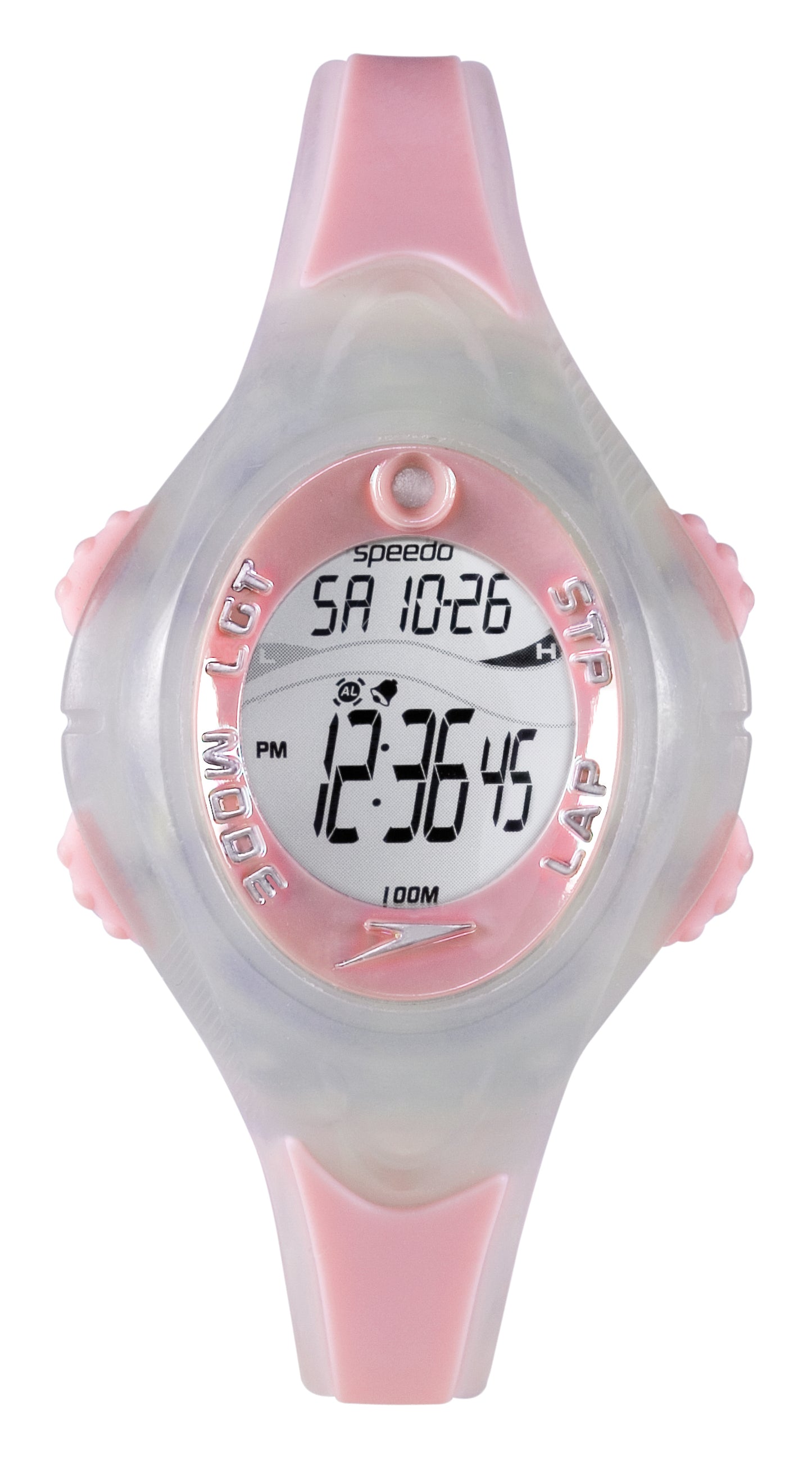 Speedo Sportuhr mit UV-Messung rosa