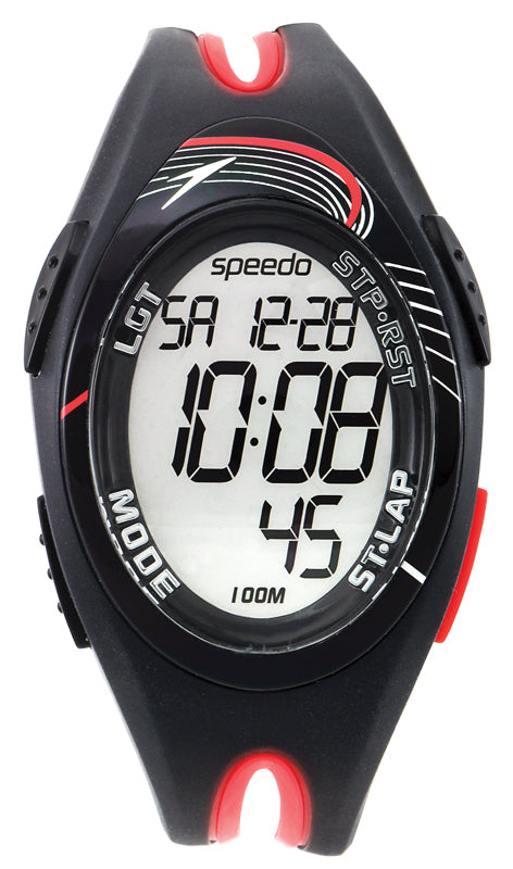 Speedo Herrenuhr 150 LAP rot