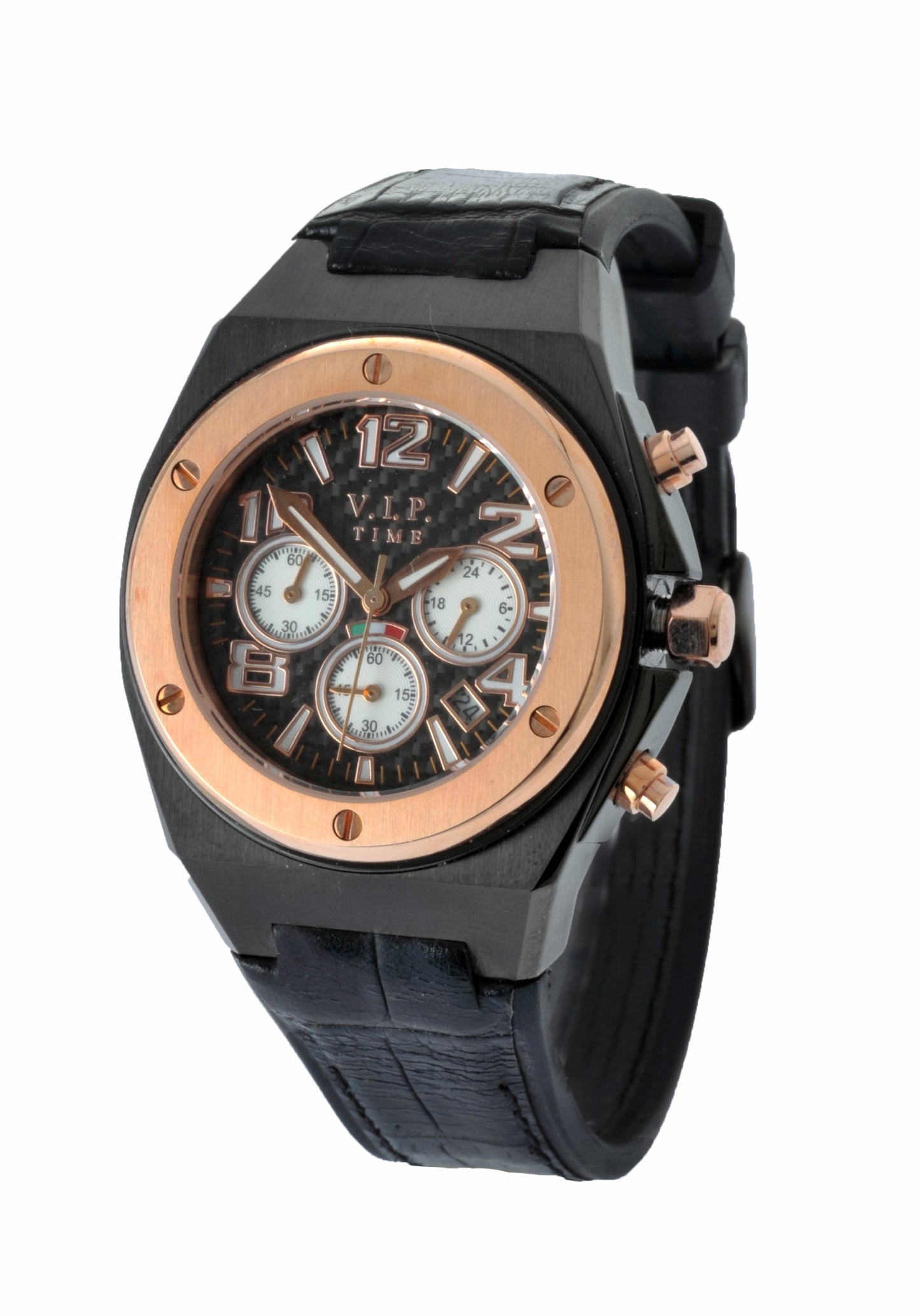 V.I.P. TIME Italy Chronograph Rosegold