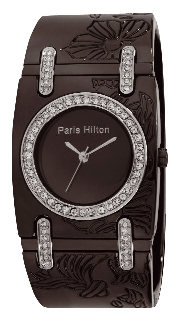 Paris Hilton Bangle Black IP Swarovski